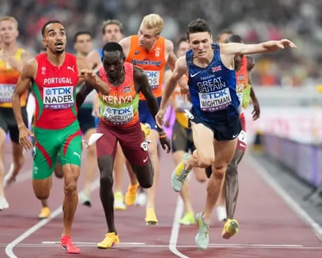 UK's Jake Wightman Narrowly Misses Gold as Portugal's Isaac Nader Claims Dramatic 1500m Win