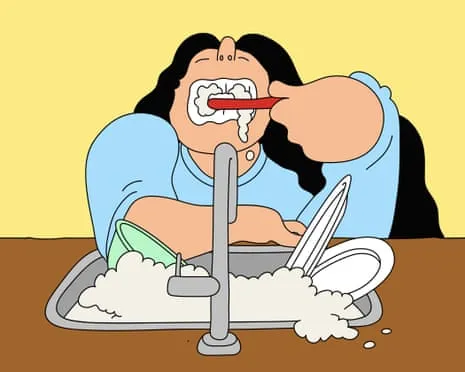 Should Our Roommate Stop Brushing Her Teeth at the Kitchen Basin?