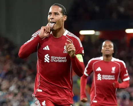 Van Dijk heads late winner versus Atlético Madrid